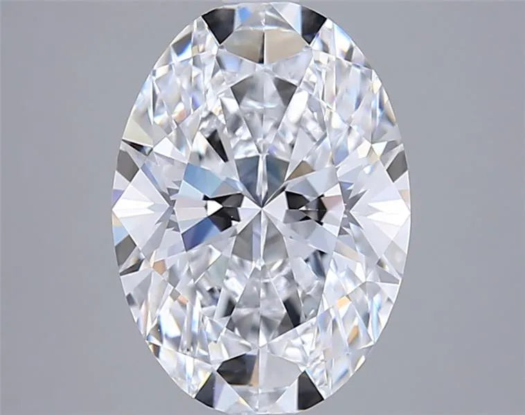 3.04ct Oval Lab Grown Diamond (Colour D, Clarity VVS2, IGI Certified)