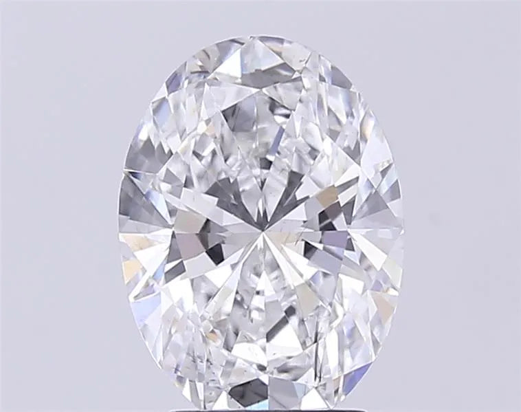 3.04ct Oval Lab Grown Diamond (Colour E, Clarity SI1, IGI Certified)