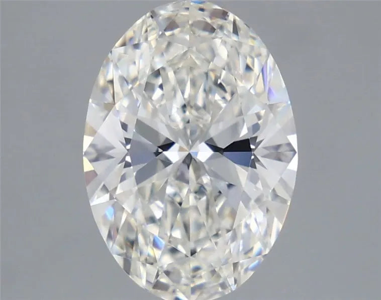 3.04ct Oval Lab Grown Diamond (Colour G, Clarity VVS2, IGI Certified)