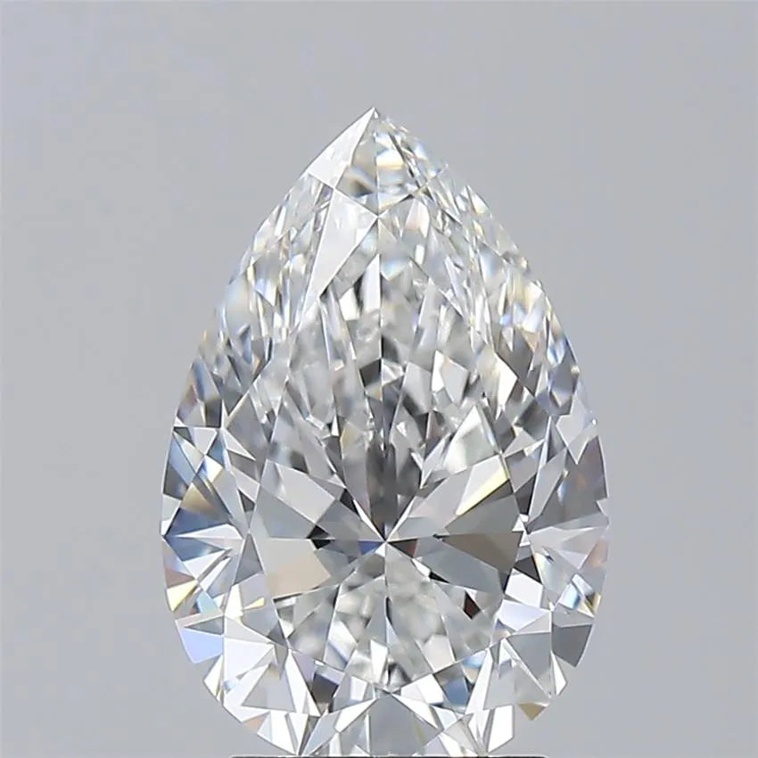 3.04ct Pear Lab Grown Diamond (Colour E, Clarity VVS2, IGI Certified)