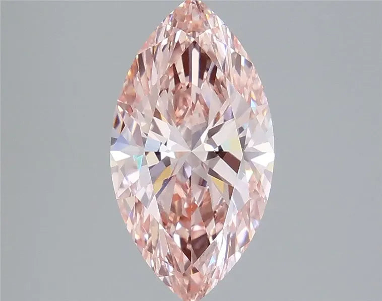 3.06ct Marquise Lab Grown Diamond (Colour Fancy Vivid Pink, Clarity VVS2, IGI Certified)