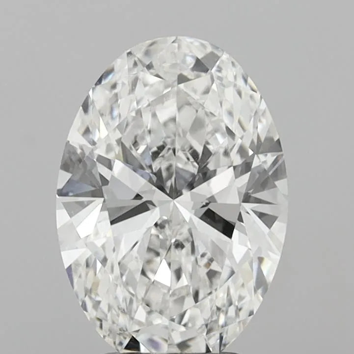 3.06ct Oval Lab Grown Diamond (Colour E, Clarity VVS2, IGI Certified)