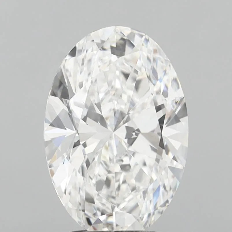 3.06ct Oval Lab Grown Diamond (Colour E, Clarity VVS2, IGI Certified)