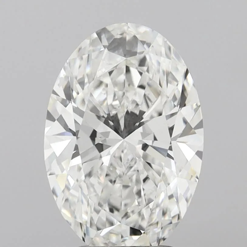 3.06ct Oval Lab Grown Diamond (Colour E, Clarity VVS2, IGI Certified)