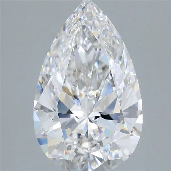 3.06ct Pear Lab Grown Diamond (Colour D, Clarity VVS1, IGI Certified)