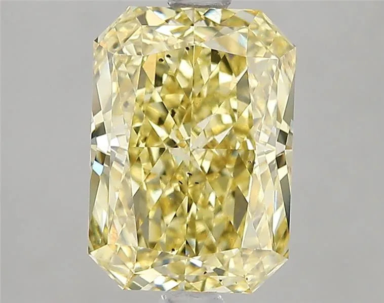 3.06ct Radiant Lab Grown Diamond (Colour Fancy Intense Yellow, Clarity VS2, IGI Certified)