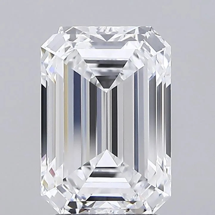 3.07ct Emerald Lab Grown Diamond (Colour D, Clarity VVS1, IGI Certified)