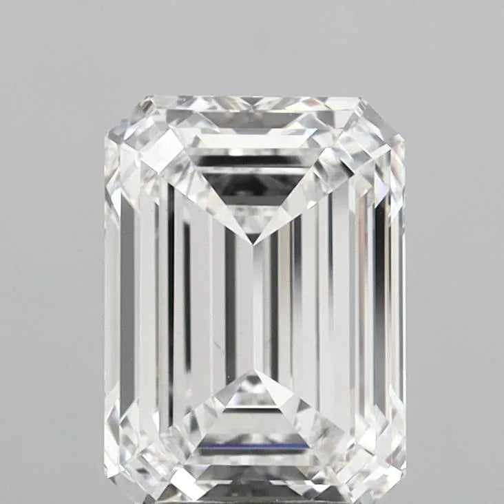 3.07ct Emerald Lab Grown Diamond (Colour D, Clarity VVS2, IGI Certified)