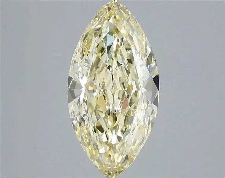 3.07ct Marquise Lab Grown Diamond (Colour Fancy Light Yellow, Clarity VS1, IGI Certified)
