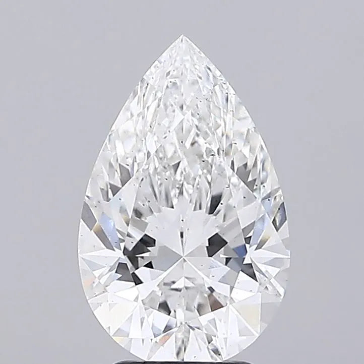 3.07ct Pear Lab Grown Diamond (Colour F, Clarity SI1, IGI Certified)