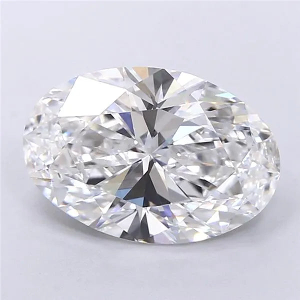 3.08ct Oval Lab Grown Diamond (Colour D, Clarity VVS1, IGI Certified)