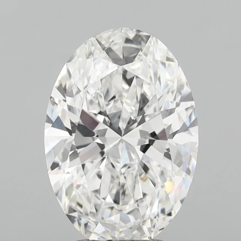 3.08ct Oval Lab Grown Diamond (Colour E, Clarity VVS2, IGI Certified)