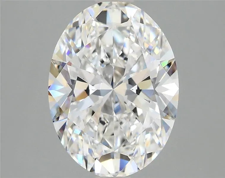 3.09ct Oval Lab Grown Diamond (Colour E, Clarity VVS2, IGI Certified)