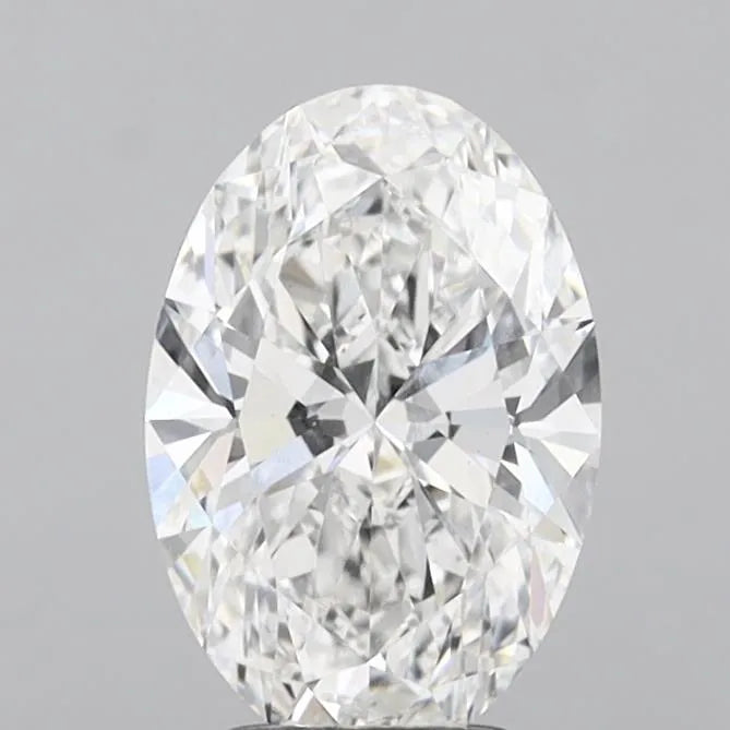 3.09ct Oval Lab Grown Diamond (Colour E, Clarity VVS2, IGI Certified)