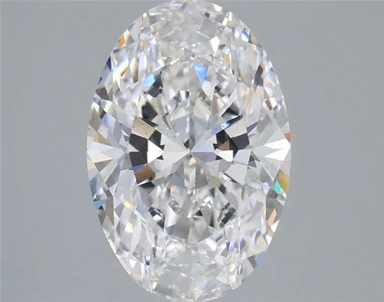 3.10ct Oval Lab Grown Diamond (Colour E, Clarity SI1, IGI Certified)