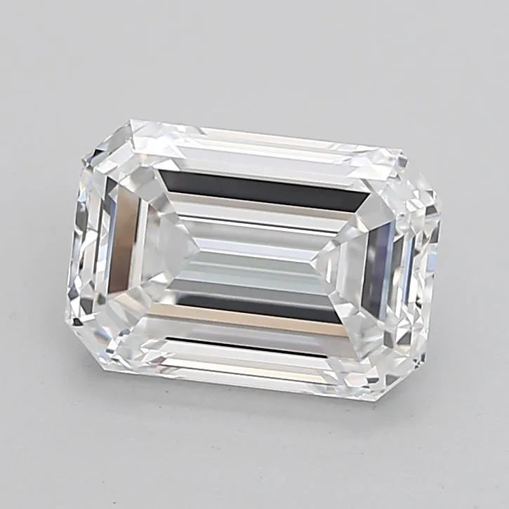 3.11ct Emerald Lab Grown Diamond (Colour D, Clarity IF, Cut EX, IGI Certified)