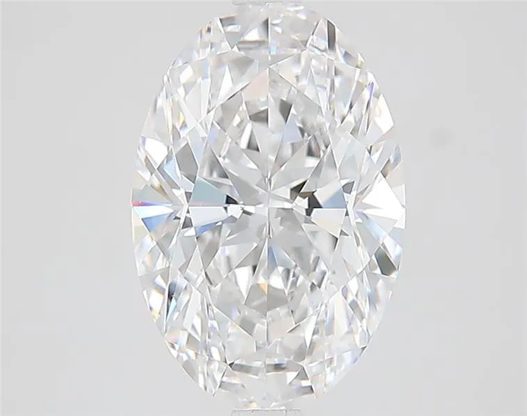 3.20ct Oval Lab Grown Diamond (Colour D, Clarity IF, IGI Certified)