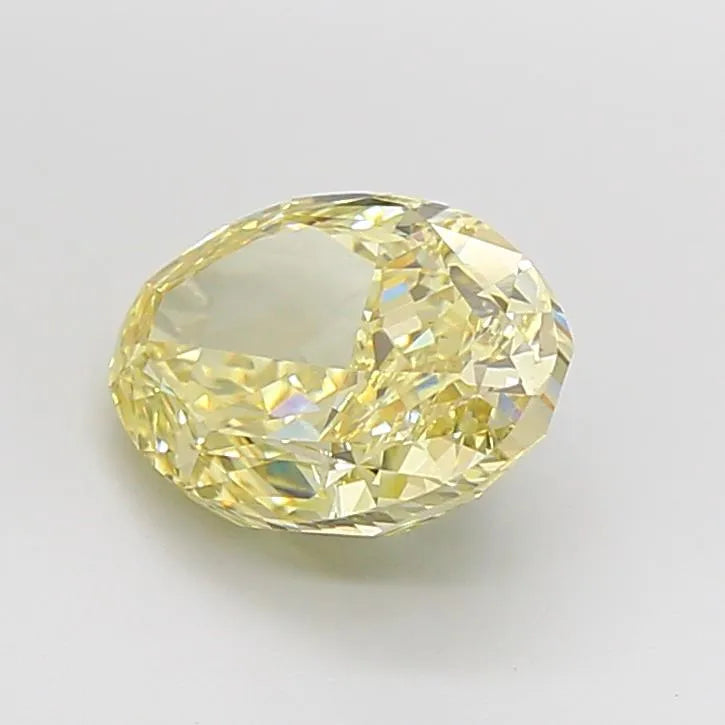 3.22ct Oval Lab Grown Diamond (Colour Fancy Intense Yellow, Clarity VVS2, IGI Certified)
