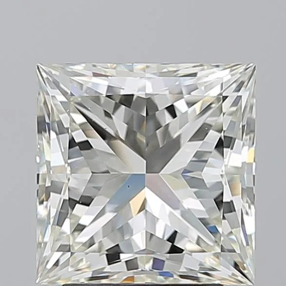 3.22ct Princess Natural Diamond (Colour J, Clarity VS1, Cut EX, IGI Certified)