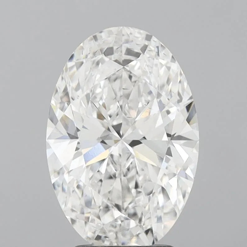 3.23ct Oval Lab Grown Diamond (Colour E, Clarity VS2, IGI Certified)