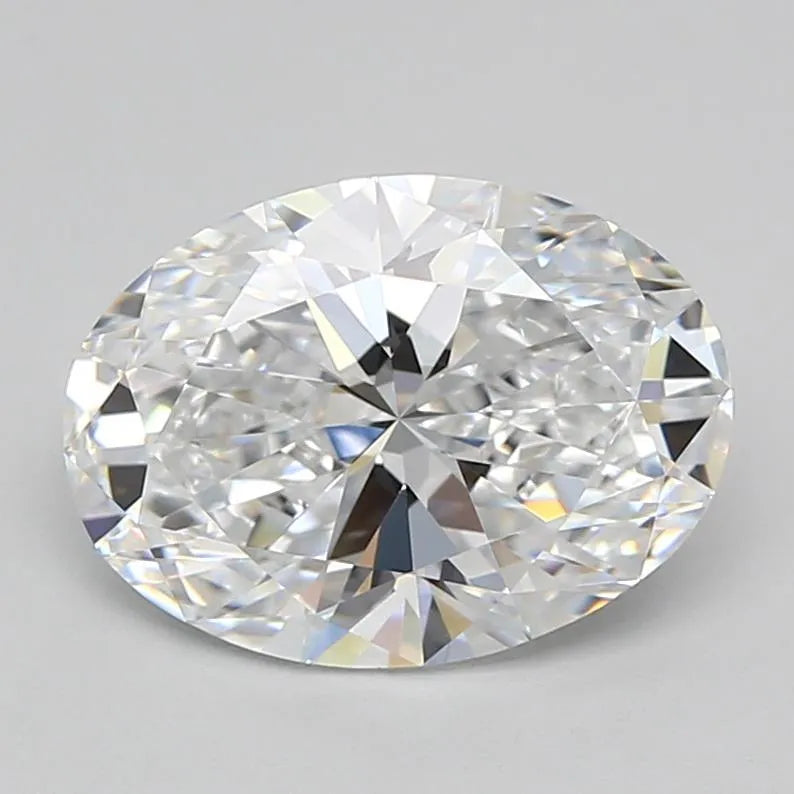 3.27ct Oval Lab Grown Diamond (Colour D, Clarity VVS1, IGI Certified)