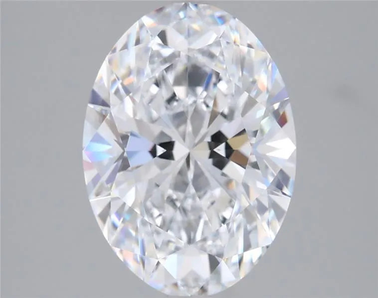3.28ct Oval Lab Grown Diamond (Colour D, Clarity VVS2, IGI Certified)