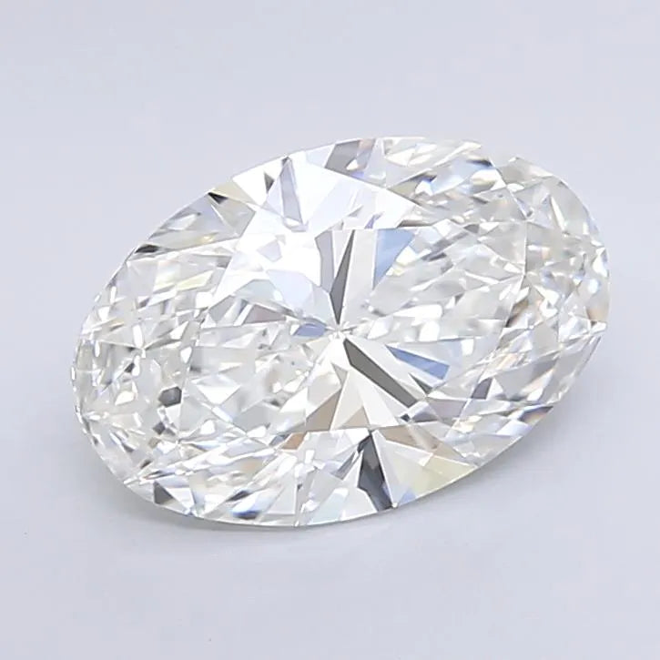 3.43ct Oval Lab Grown Diamond (Colour F, Clarity VVS1, IGI Certified)