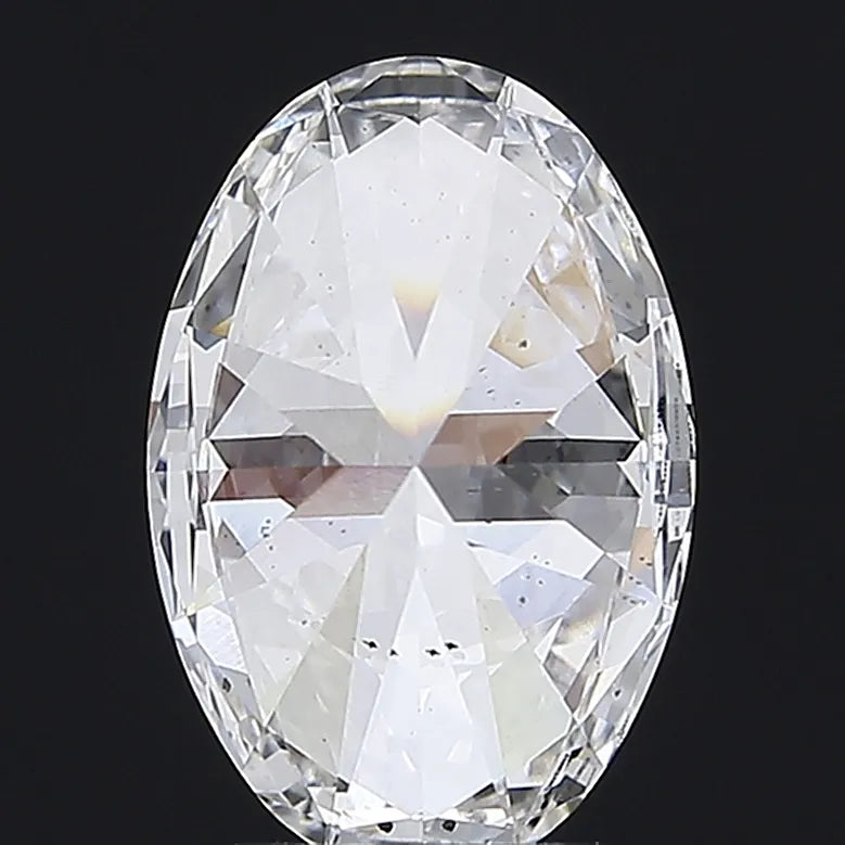 3.50ct Oval Lab Grown Diamond (Colour F, Clarity SI2, IGI Certified)