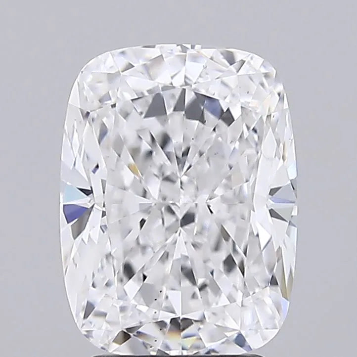 3.51ct Cushion modified Lab Grown Diamond (Colour D, Clarity VS2, IGI Certified)