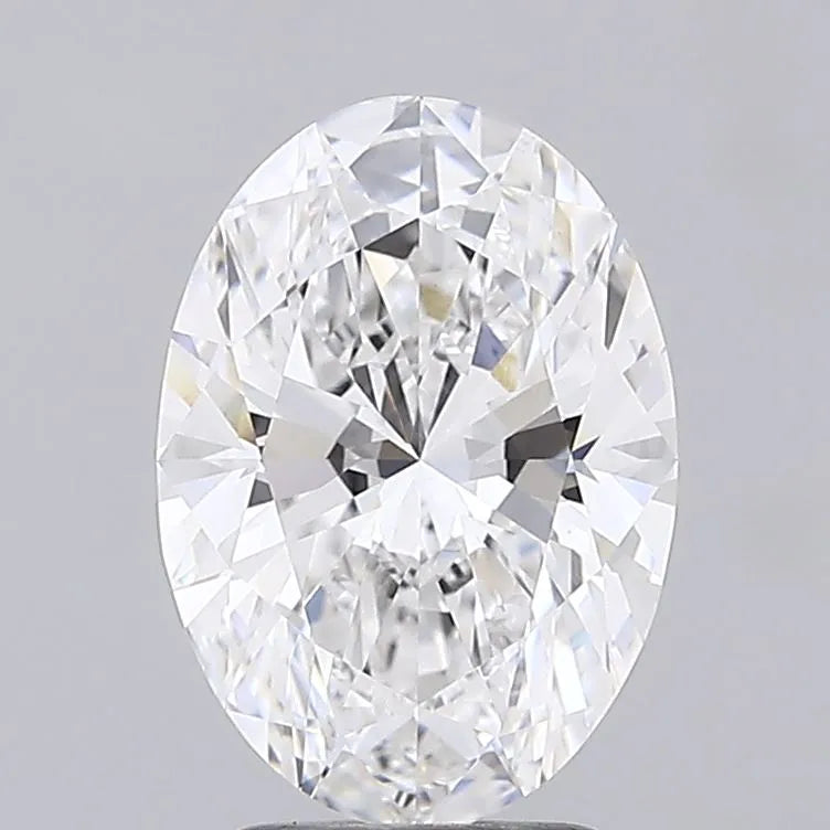 3.51ct Oval Lab Grown Diamond (Colour F, Clarity VVS2, IGI Certified)