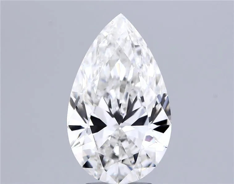 3.51ct Pear Lab Grown Diamond (Colour F, Clarity VVS2, IGI Certified)