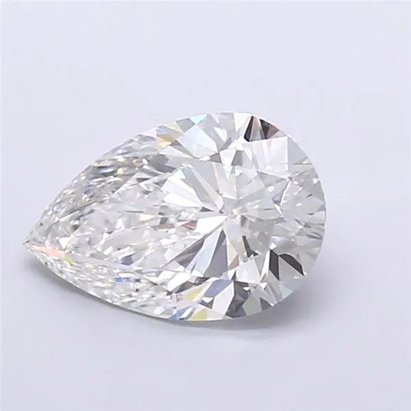 3.52ct Pear Lab Grown Diamond (Colour E, Clarity VVS2, IGI Certified)