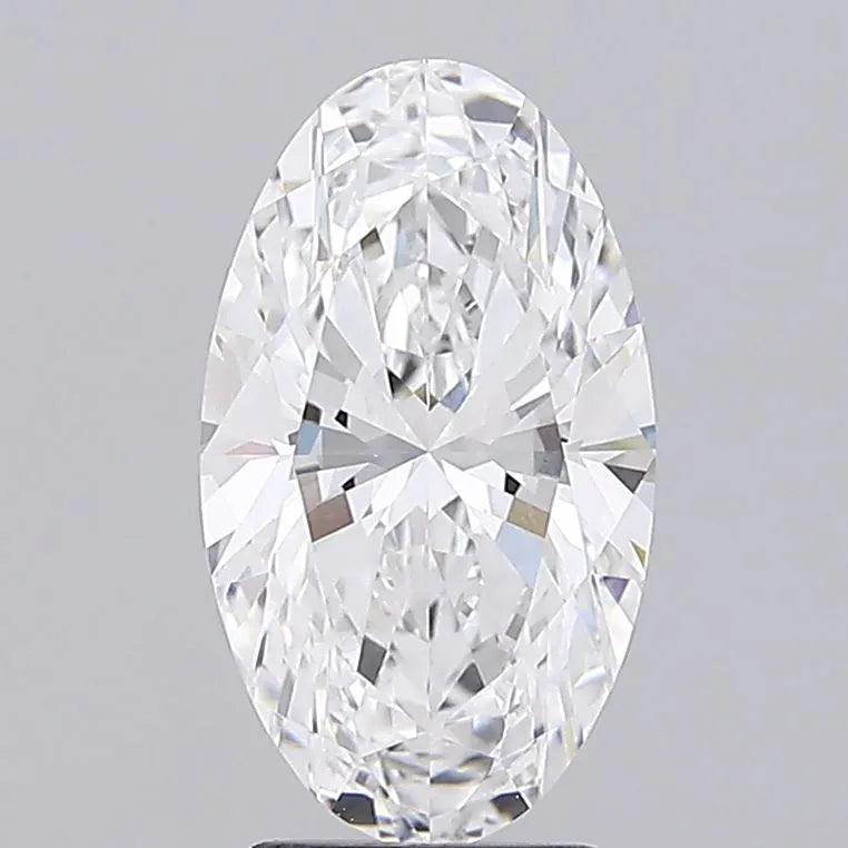 3.53ct Oval Lab Grown Diamond (Colour D, Clarity VVS2, IGI Certified)