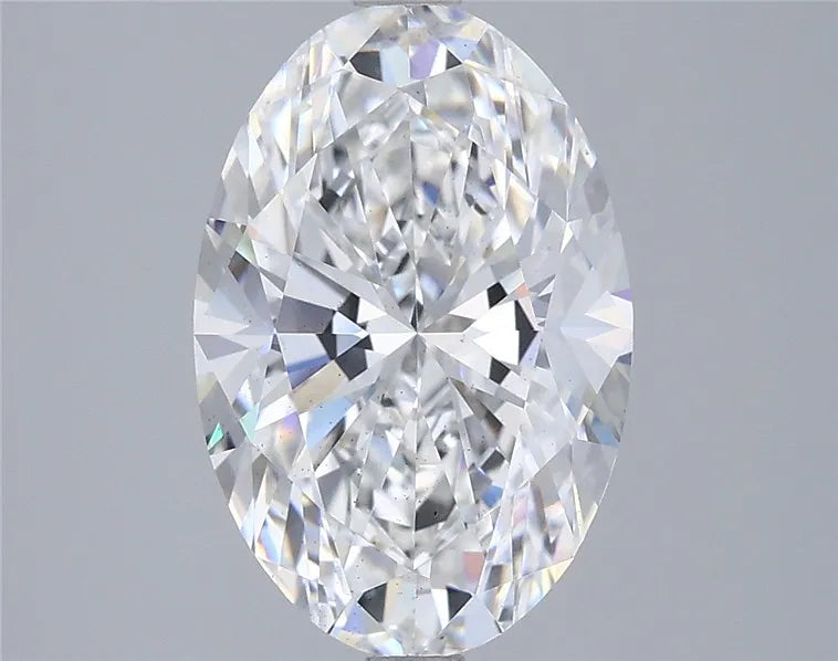 3.53ct Oval Lab Grown Diamond (Colour E, Clarity VS2, IGI Certified)