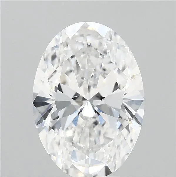 3.53ct Oval Lab Grown Diamond (Colour E, Clarity VVS1, IGI Certified)