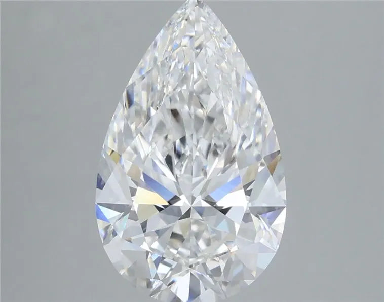 3.54ct Pear Lab Grown Diamond (Colour E, Clarity VVS2, IGI Certified)