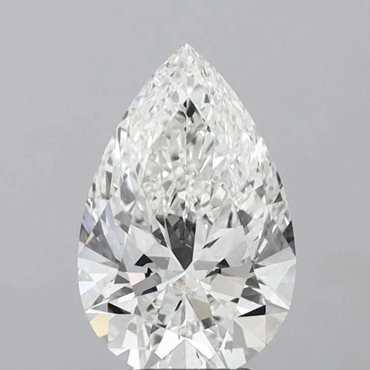 3.55ct Pear Lab Grown Diamond (Colour E, Clarity VVS2, IGI Certified)