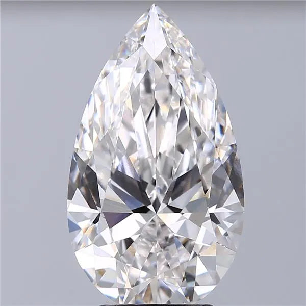 3.57ct Pear Lab Grown Diamond (Colour E, Clarity VVS2, IGI Certified)