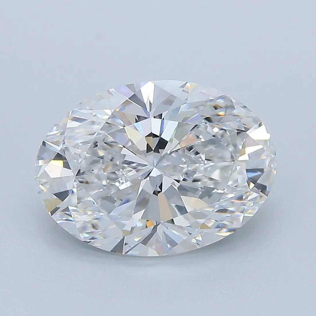 3.58ct Oval Lab Grown Diamond (Colour D, Clarity VS2, IGI Certified)