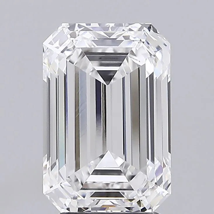 3.68ct Emerald Lab Grown Diamond (Colour D, Clarity VVS1, IGI Certified)