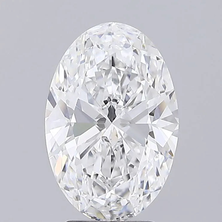 3.73ct Oval Lab Grown Diamond (Colour D, Clarity VVS1, IGI Certified)