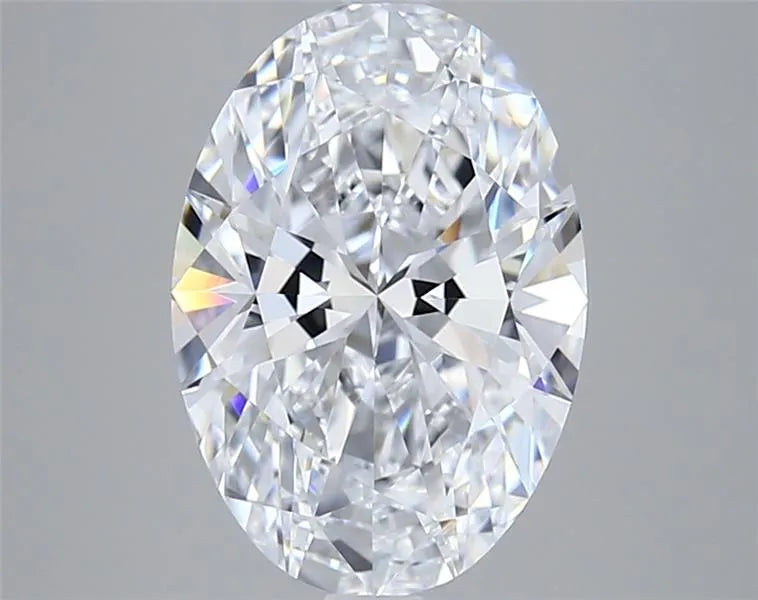 3.81ct Oval Lab Grown Diamond (Colour E, Clarity VVS1, IGI Certified)