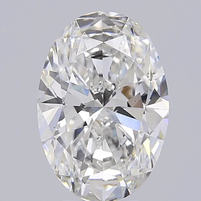 3.86ct Oval Lab Grown Diamond (Colour E, Clarity VS2, IGI Certified)