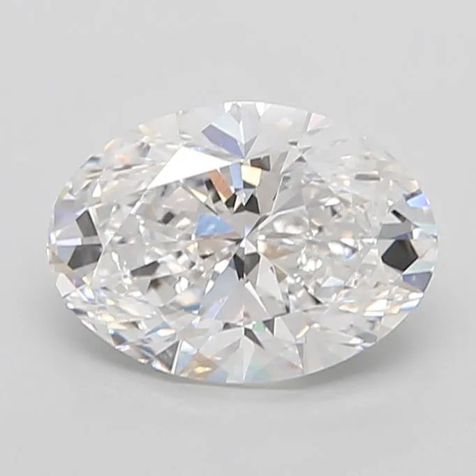 3.94ct Oval Lab Grown Diamond (Colour D, Clarity VVS1, IGI Certified)