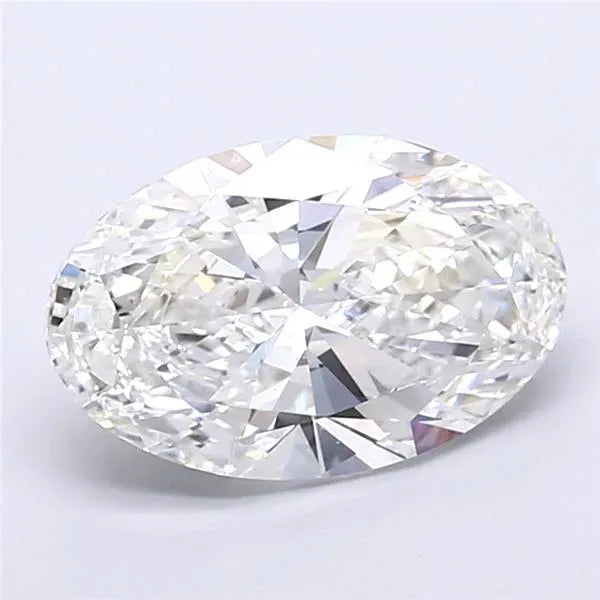 4.00ct Oval Lab Grown Diamond (Colour D, Clarity VS1, IGI Certified)