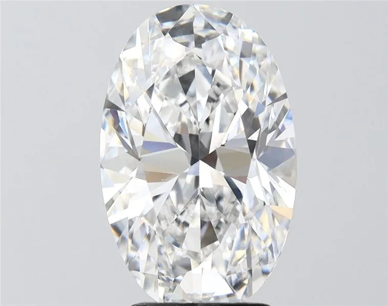 4.00ct Oval Lab Grown Diamond (Colour E, Clarity VVS2, IGI Certified)