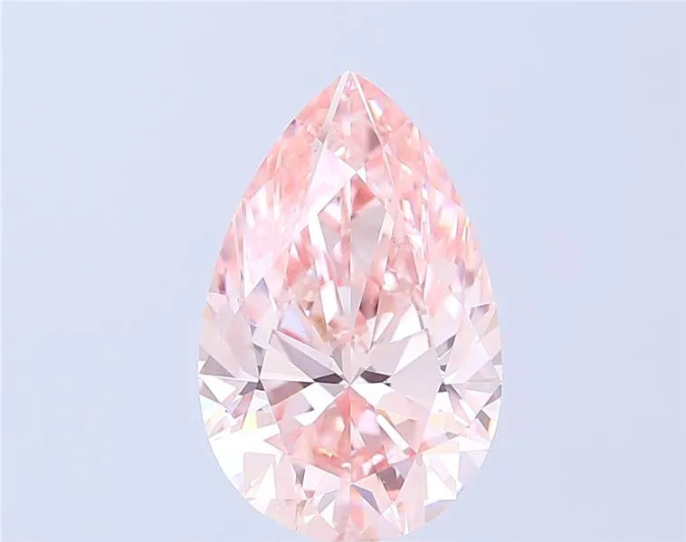 4.00ct Pear Lab Grown Diamond (Colour Fancy Intense Pink, Clarity VS1, IGI Certified)