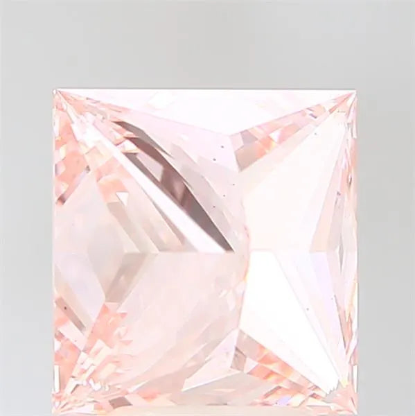 4.00ct Princess Lab Grown Diamond (Colour Fancy Vivid Pink, Clarity VS1, IGI Certified)