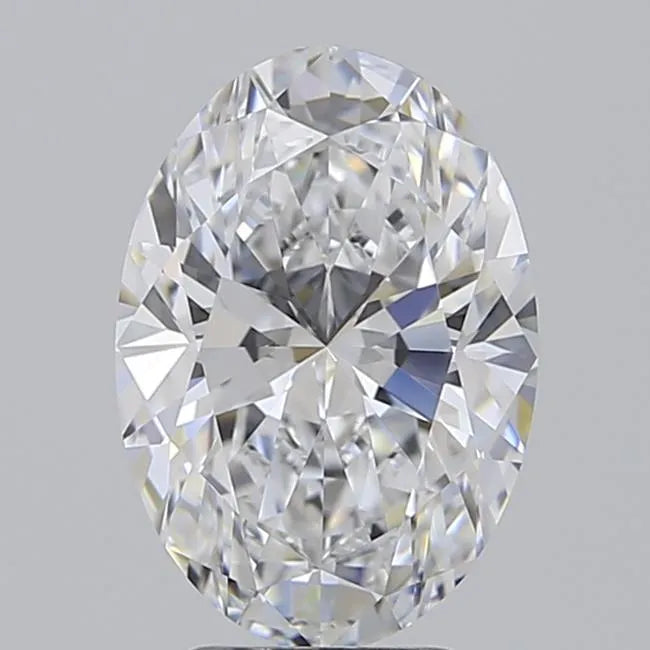 4.01ct Oval Lab Grown Diamond (Colour D, Clarity IF, IGI Certified)