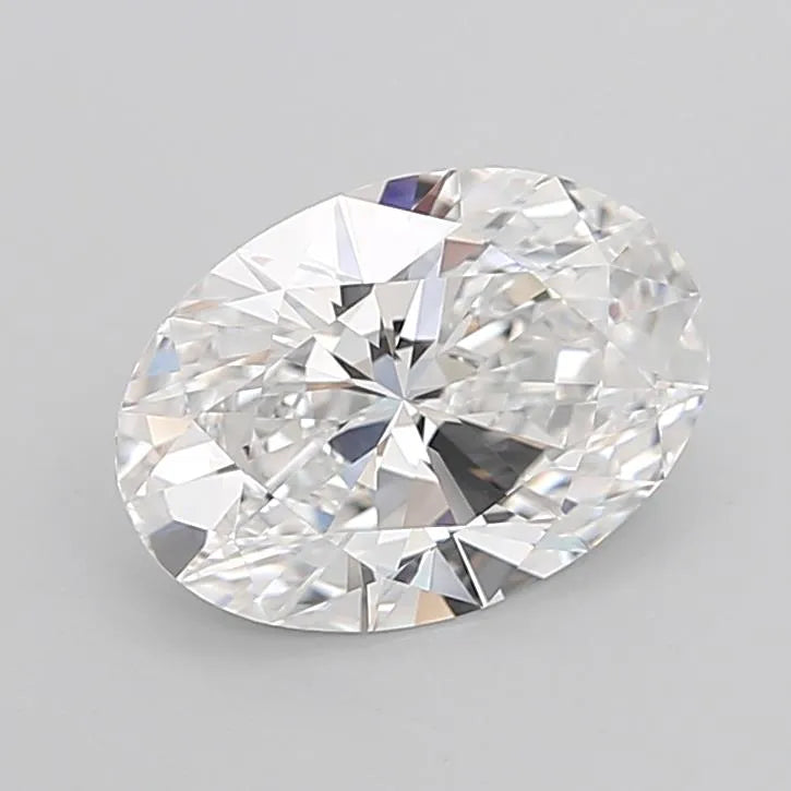 4.01ct Oval Lab Grown Diamond (Colour D, Clarity IF, IGI Certified)